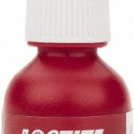 LOCTITE Threadlocker: Red, Liquid, 10 mL, Bottle 135380
