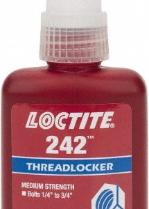 LOCTITE Threadlocker: Blue, Liquid, 50 mL, Bottle 135355
