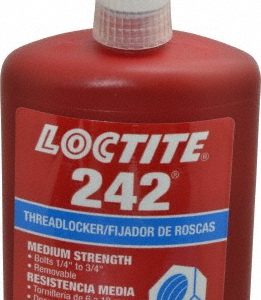 LOCTITE Threadlocker: Blue, Liquid, 250 mL, Bottle 135356