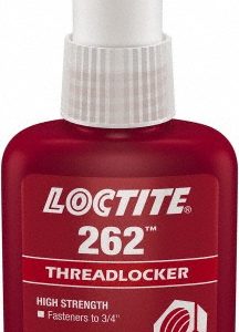 LOCTITE Threadlocker: Red, Liquid, 50 mL, Bottle 135374