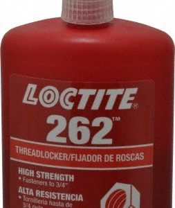 LOCTITE Threadlocker: Red, Liquid, 250 mL, Bottle 135375