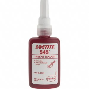 LOCTITE Threadlocker: Purple, Liquid, 50 mL, Bottle 135486