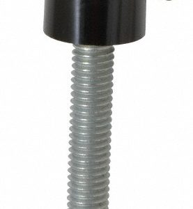 GIBRALTAR Lobed Knob: 2" Head Dia, 4-Point, Phenolic, Black G10-2830AG