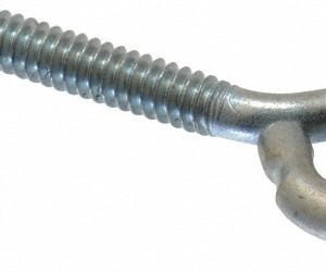 GIBRALTAR #6-32, Zinc-Plated Finish, Steel Wire Turned Open Eye Bolt GIB07005