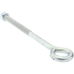 GIBRALTAR 5/16-18, Zinc-Plated Finish, Steel Wire Turned Open Eye Bolt GIB07125
