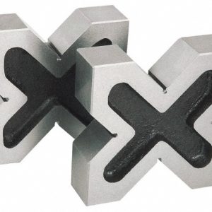 SPI V-Block: 2-3/8" Max Capacity, 90&deg; V Angle 91-295-6