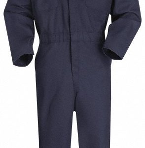 REDKAP Coveralls: Size 48 Regular, Cotton & Polyester CT10NV RG 48