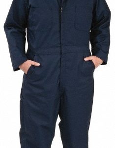 REDKAP Coveralls: Size 40 Regular, Cotton & Polyester CT10NV RG 40