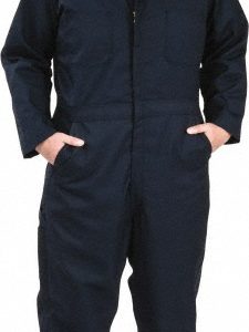 REDKAP Coveralls: Size 46 Regular, Cotton & Polyester CT10NV RG 46