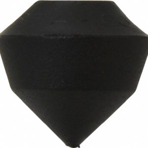 DE-STA-CO 0.8071" Max Diam, 5/16-18 Thread, Polyurethane, Screw On, Cone Tip, Clamp Spindle Assembly Replacement Cap 225319