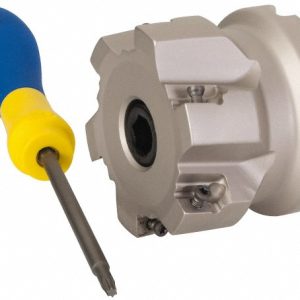 ISCAR 2" Cut Dia, 3/4" Arbor Hole Dia, 0.39" Max Depth, Indexable Square-Shoulder Face Mill 3102078