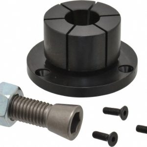 MITEE-BITE 1.15 to 2.03" Expansion Diam, 10,000 Lb Holding Force, 10-32 Mounting Screw, 5/8-11 Center Screw, Mild Steel ID Expansion Clamps 31350