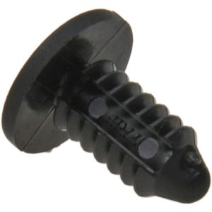 ELECTRO HARDWARE 3/16" Hole Dia, Ratchet Shank, Nylon Panel Rivet RF-187-562-BKN