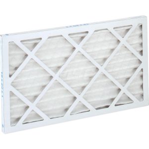 PRO-SOURCE Pleated Air Filter: Wire-Backed Pleated, MERV 8, Synthetic, 35% Efficient, 12" High, 20" Wide, 1" Deep PRO10366