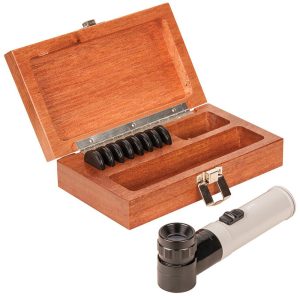 FOWLER 9 Piece Reticle, 10x Max Magnification, Pocket Comparator 52-664-609-0