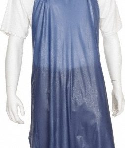 ANSELL Series 56-001 Disposable & Chemical-Resistant Apron: 44" Length, 8.0000 mil Thick, Blue 950003