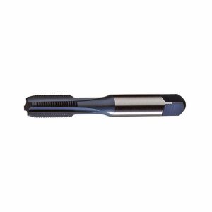 CLEVELAND Straight Flute Tap: 3/4-16 UNF, 4 Flutes, Modified Bottoming, 2B Class of Fit, Powdered Metal, Nitride/Oxide Coated C27667