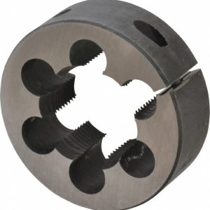 CLE-LINE Round Die: 1-1/2-12, 3" OD, Carbon Steel C65450