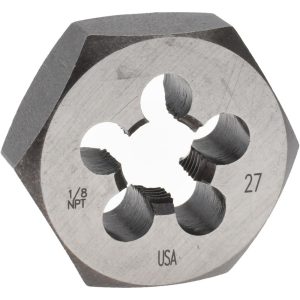 CLE-LINE 1/8-27 NPT x 1-1/16" Hex Hex Pipe Die C65571