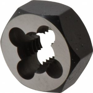 CLE-LINE Hex Rethreading Die: 1/2-13, Right Hand, Carbon Steel C65610