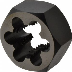 CLE-LINE Hex Rethreading Die: 7/8-9, Right Hand, Carbon Steel C65620