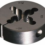 CLE-LINE Hex Rethreading Die: M8x1.25, 5/16" Thick, Right Hand, Carbon Steel C65582