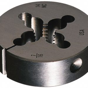 CLE-LINE Hex Rethreading Die: M8x1.25, 5/16" Thick, Right Hand, Carbon Steel C65582