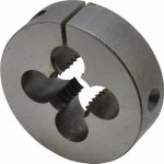 CLE-LINE Round Die: 1/4-20, 2" OD, Carbon Steel C65264