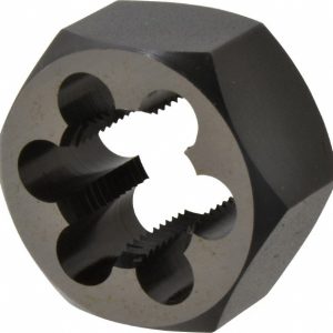 CLE-LINE Hex Rethreading Die: 7/8-14, Right Hand, Carbon Steel C65621