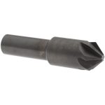 HERTEL Countersink: 1/2" Head Dia, 90.00 deg Included Angle, 6 Flute, High-Speed Steel, Right Hand Cut GX89330310