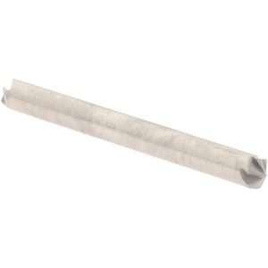 HERTEL Countersink: 3/16" Head Dia, 120.00 deg Included Angle, 6 Flute, High-Speed Steel, Right Hand Cut GX89331342