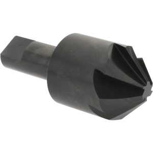 HERTEL Countersink: 1-1/2" Head Dia, 90.00 deg Included Angle, 6 Flute, High-Speed Steel, Right Hand Cut GX89331391