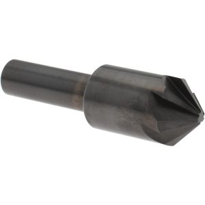 HERTEL Countersink: 5/8" Head Dia, 90.00 deg Included Angle, 6 Flute, High-Speed Steel, Right Hand Cut GX89331458
