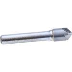 HERTEL Countersink: 1/2" Head Dia, 100.00 deg Included Angle, 6 Flute, Solid Carbide, Right Hand Cut 336-006580