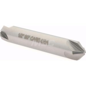 HERTEL Countersink: 1/2" Head Dia, 90.00 deg Included Angle, 4 Flute, Solid Carbide, Right Hand Cut 334-206070