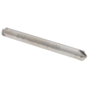 HERTEL Countersink: 3/16" Head Dia, 100.00 deg Included Angle, 4 Flute, Solid Carbide, Right Hand Cut 334-302080