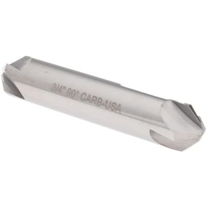 HERTEL Countersink: 3/4" Head Dia, 90.00 deg Included Angle, 4 Flute, Solid Carbide, Right Hand Cut 334-308070