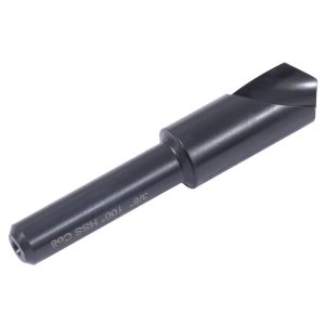 HERTEL Countersink: 3/8" Head Dia, 100.00 deg Included Angle, 1 Flute, High-Speed Steel, Right Hand Cut GX89339501
