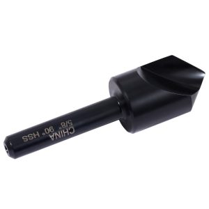 HERTEL Countersink: 5/8" Head Dia, 90.00 deg Included Angle, 1 Flute, High-Speed Steel, Right Hand Cut GX89339543