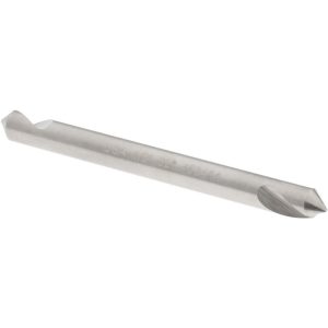 HERTEL Countersink: 1/8" Head Dia, 82.00 deg Included Angle, 1 Flute, High-Speed Steel, Right Hand Cut GX89339634