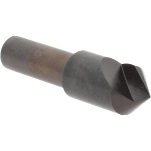 HERTEL Countersink: 1/2" Head Dia, 82.00 deg Included Angle, 1 Flute, High-Speed Steel, Right Hand Cut GX89340111