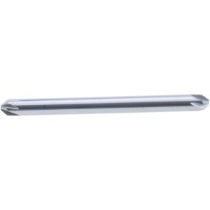 HERTEL Countersink: 1/8" Head Dia, 82.00 deg Included Angle, 6 Flute, Solid Carbide, Right Hand Cut 336-201060