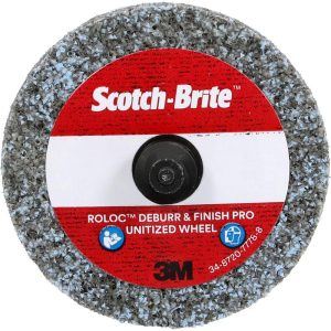 3M Deburring Wheel: 2" Dia, 1/4" Face Width, Density 9, Precision Shaped Ceramic 7100290649