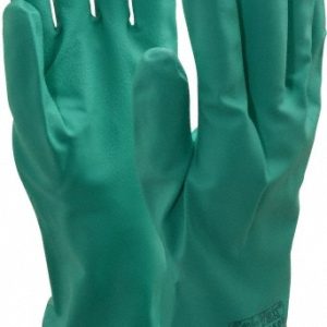ANSELL Chemical Resistant Gloves: 17.00 Thick, Nitrile, Nitrile, Supported 117275