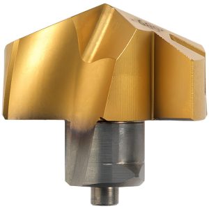 INGERSOLL CUTTING TOOLS Replaceable Drill Tip: .413X.244X.181, 10.00 mm Dia, 140 deg Point, Grade IN2505 5120005