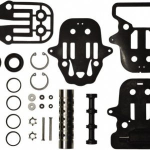 SANDPIPER Diaphragm Pump Air Section Repair Kit: Nitrile, Includes Bumper, Gasket, O-Rings, Pilot Valve Body, Plunger Actuator, Plunger Bushing, Retainer Ring, Shaft Seal & Sleeve & Spool Set, Use with HDB1 & SA1 476.103.000