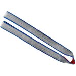 LIFT-ALL Flat Eye & Eye, Type 3 Web Sling: 5' Long, 1" Wide, 1600 lb Vertical Capacity, Polyester EE1801TFX5