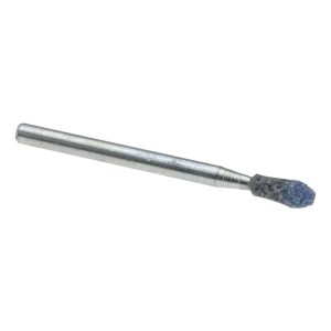 TRU-MAXX Mounted Point: 5/16" Thick, 1/8" Shank Dia, B46, 60 Grit, Medium 66253291624