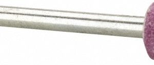 TRU-MAXX Mounted Point: 3/8" Thick, 1/8" Shank Dia, W169, 60 Grit, Medium 66253291853