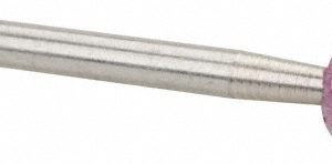 TRU-MAXX Mounted Point: 5/16" Thick, 1/8" Shank Dia, W161, 60 Grit, Medium 66253292065